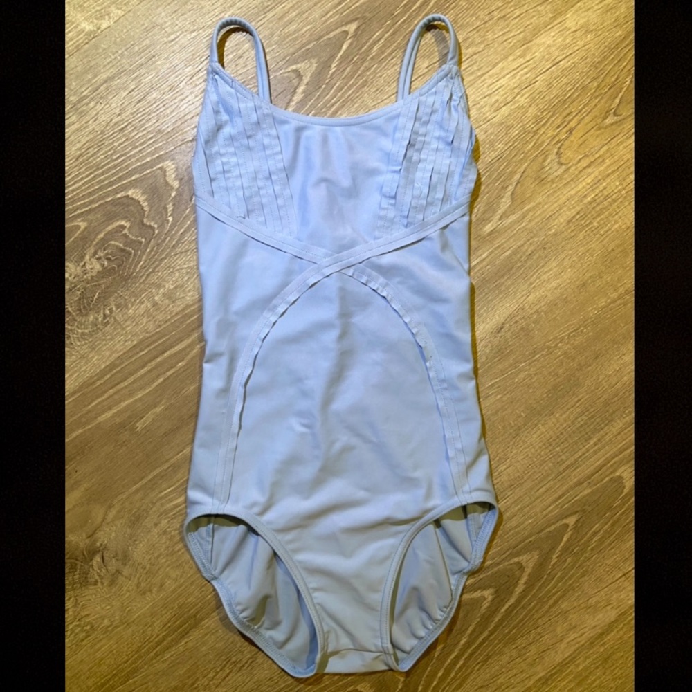 SOLD!!! Limited Edition Capezio Leotard - Baby Blue, Brandon Collab, Women’s XS